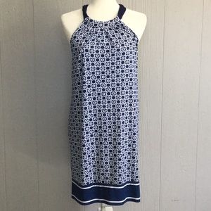 Mud Pie Printed Halter Dress NWOT